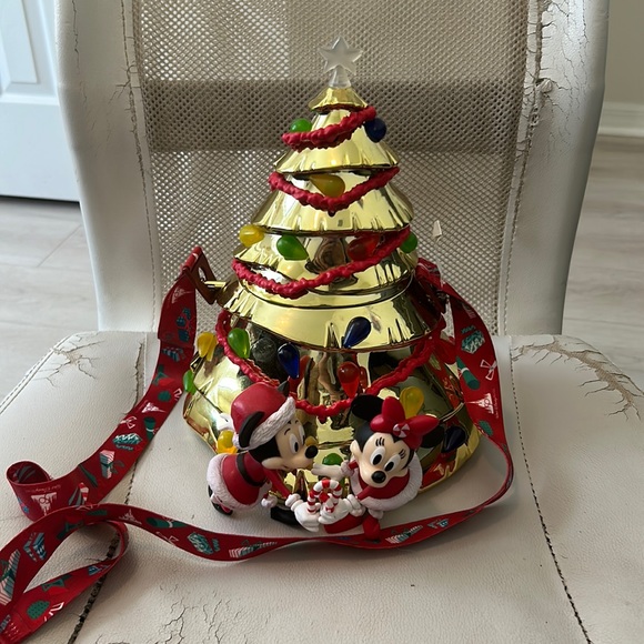 Disney Dining Walt Disney World Mickey And Minnie Gold Christmas